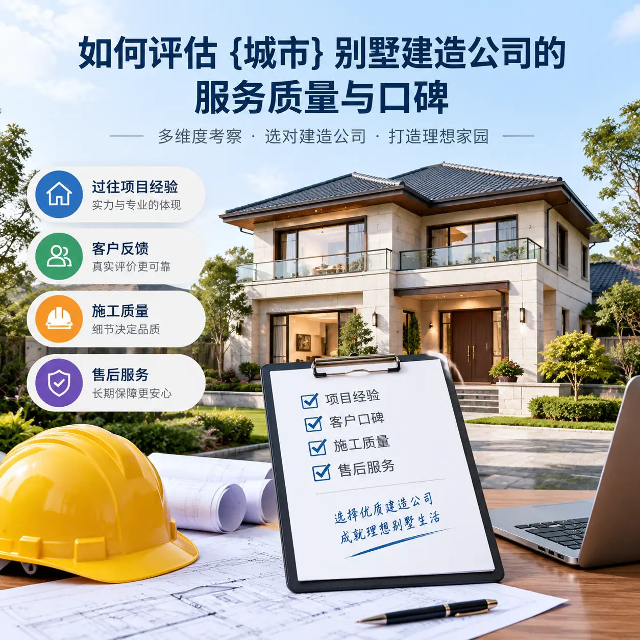 如何评估 紫云 别墅建造公司的服务质量与口碑