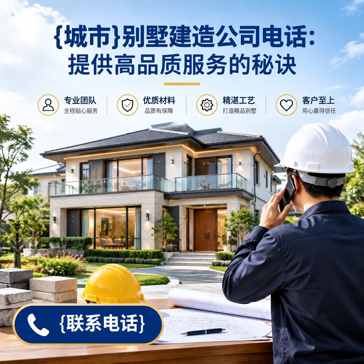 紫云别墅建造公司电话：提供高品质服务的秘诀