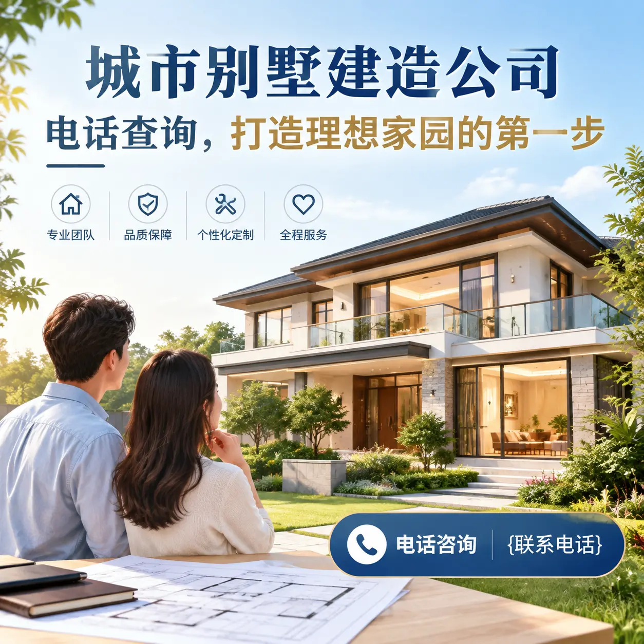 紫云别墅建造公司电话查询,打造理想家园的第一步