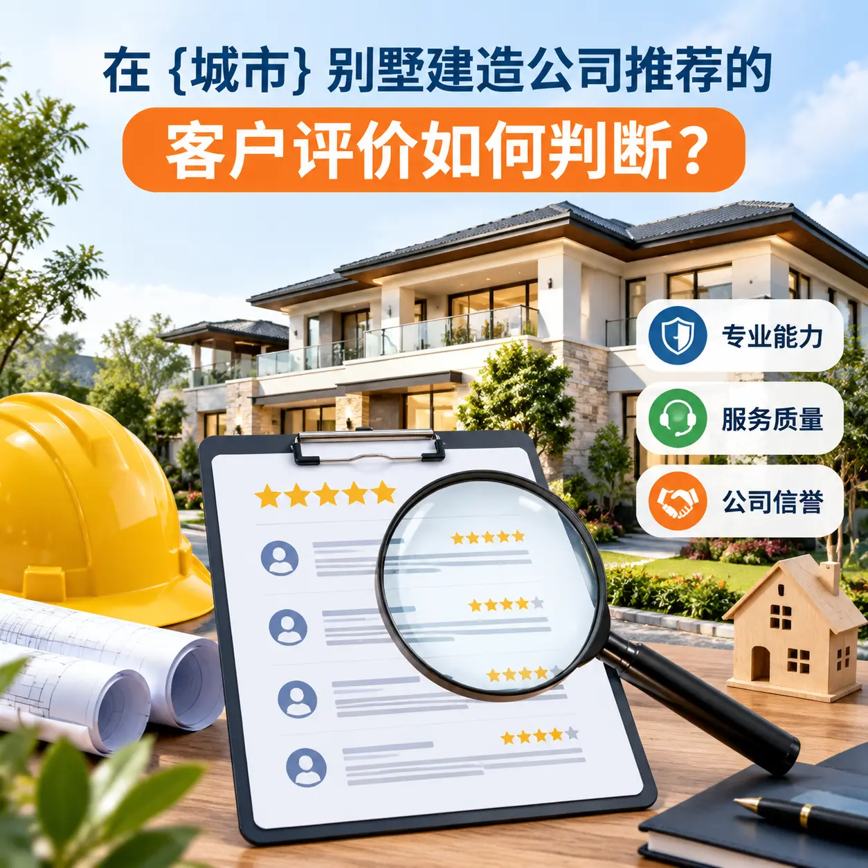 在 紫云 别墅建造公司推荐的客户评价如何判断?