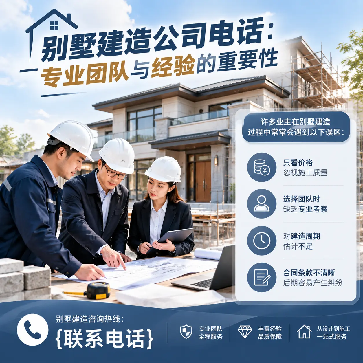紫云别墅建造公司电话：专业团队与经验的重要性