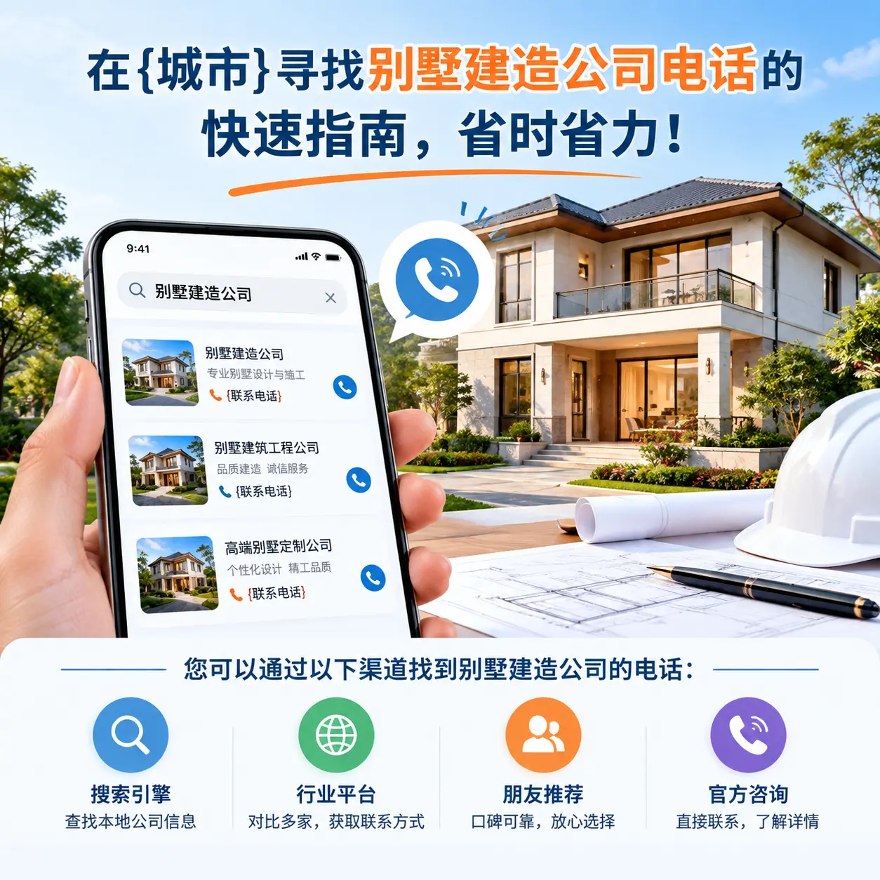 在紫云寻找别墅建造公司电话的快速指南，省时省力！