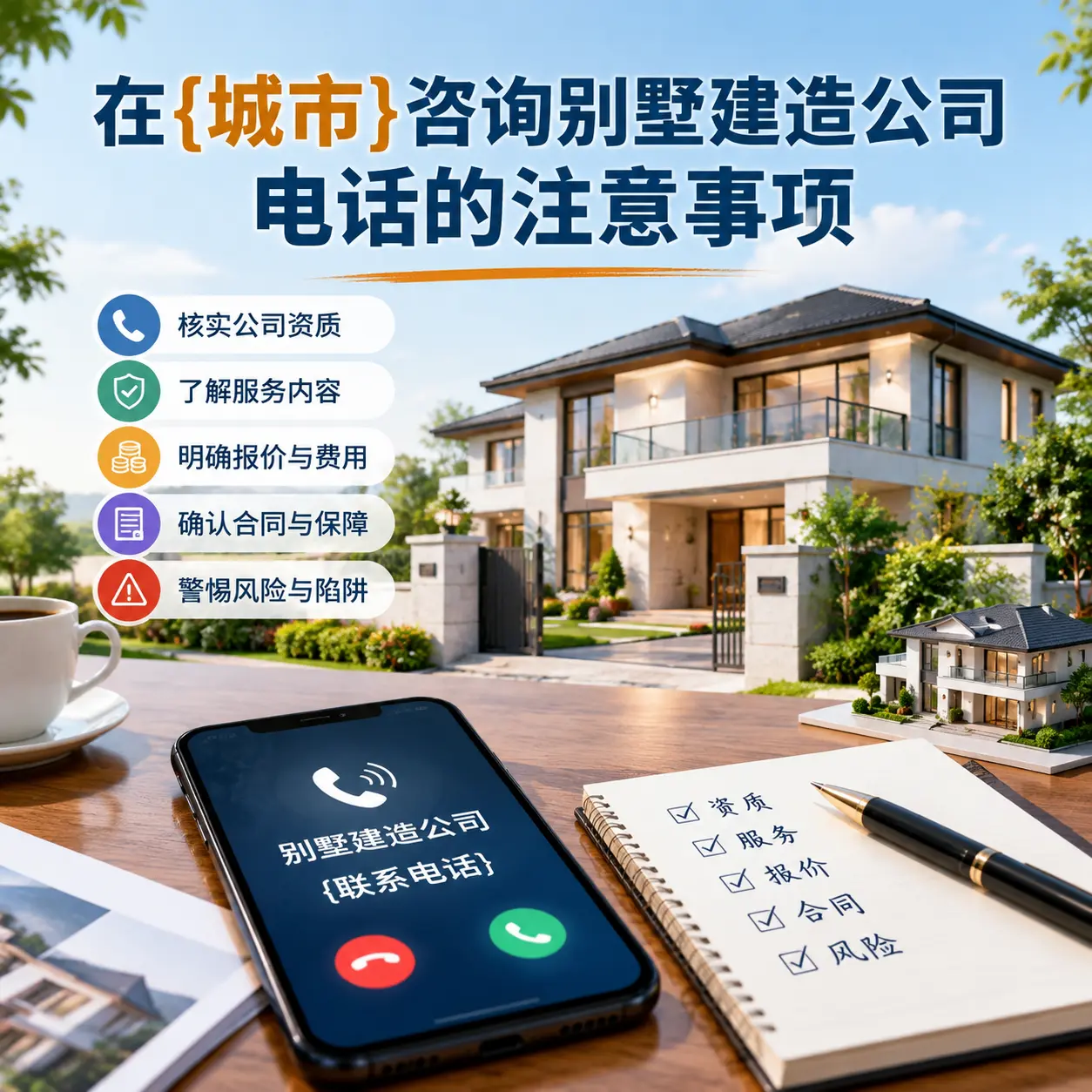 在紫云咨询别墅建造公司电话的注意事项