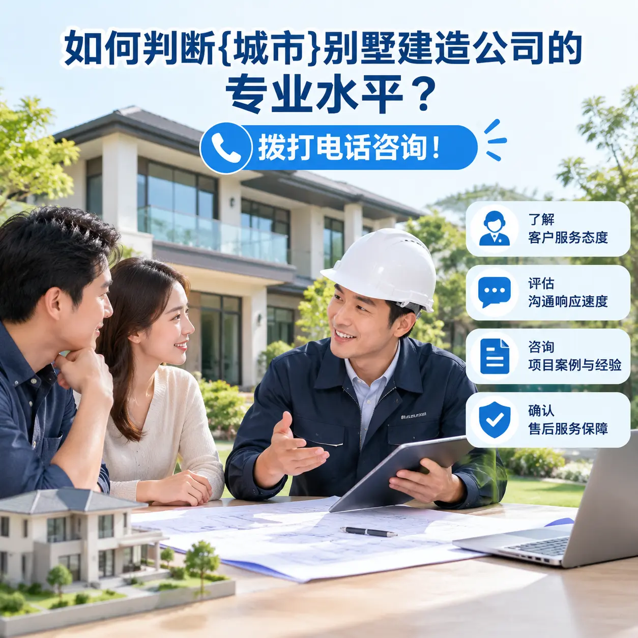 如何判断紫云别墅建造公司的专业水平？拨打电话咨询！